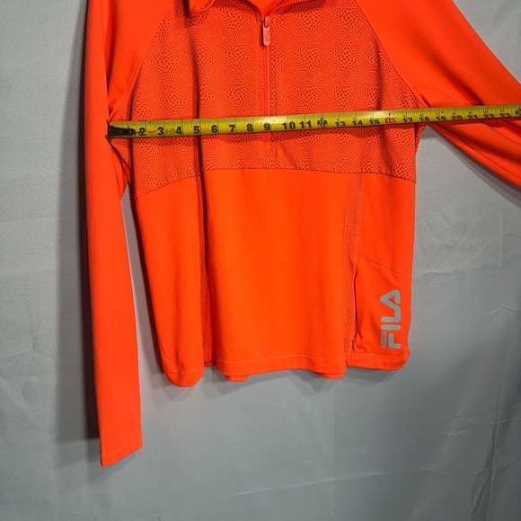 FILA Orange Quarter-Zip Pullover size XL pre
Owned good condition - Picture 6 of 8